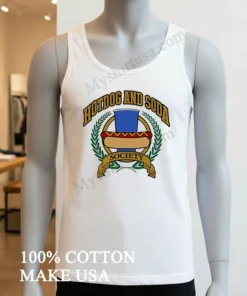 Hotdog And Soda Society Logo funny america t-shirts