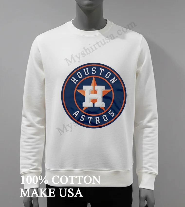 Houston Astros Baseball Team Logo funny america t-shirts - white-t-shirt Houston Astros Baseball Team Logo Shirt White T Shirt 4