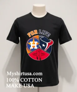 Houston For Life Logo Sports 2026 Shirt