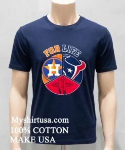 Houston For Life Logo Sports 2026 Shirt