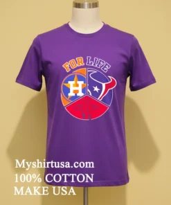 Houston For Life Logo Sports 2026 Shirt