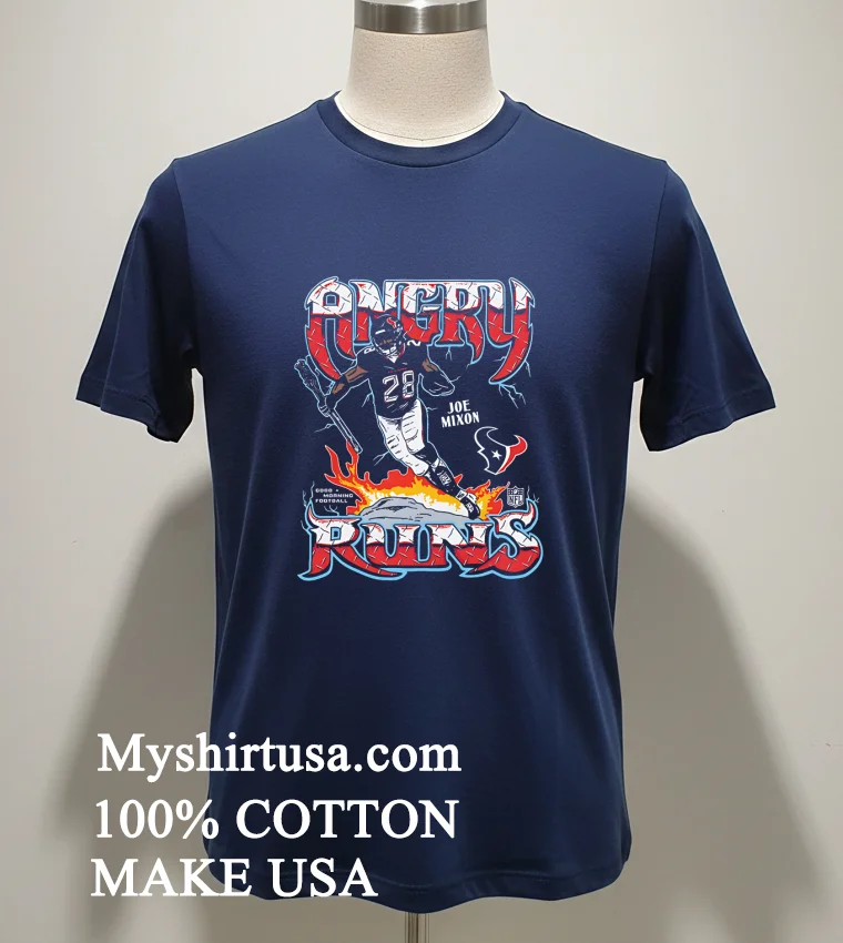 Houston Texans Joe Mixon 28 Running Shirt - navy-shirt Houston Texans Joe Mixon 28 Running Shirt Navy Shirt 1