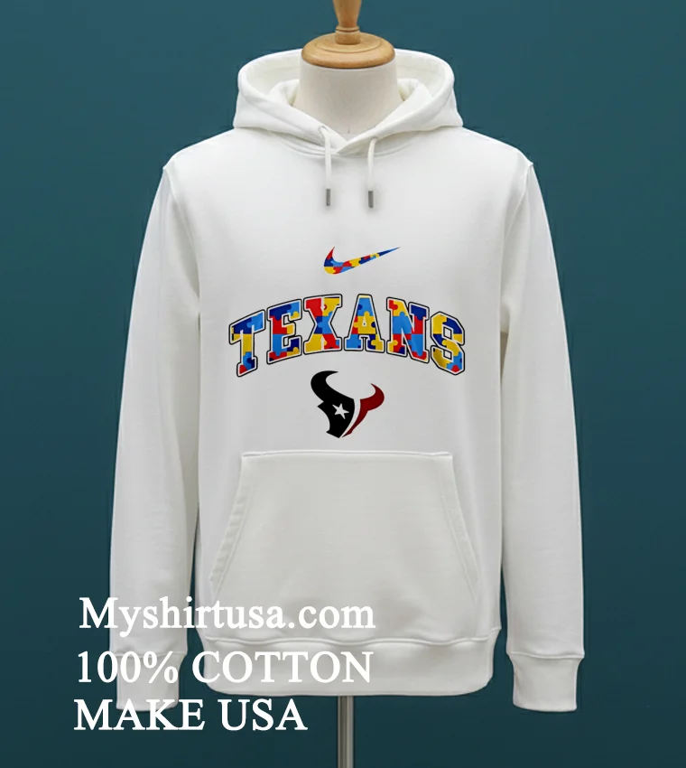 Houston Texans Nfl Autism Awareness Shirt White T Shirt 1