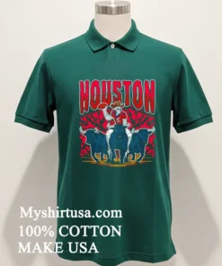 Houston Texans Skeleton Cowboy Riding Bulls Shirt