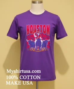 Houston Texans Skeleton Cowboy Riding Bulls Shirt