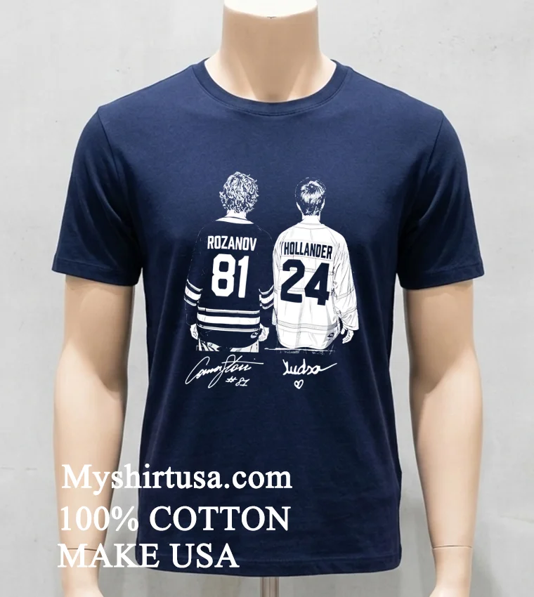 Hudson Williams Connor Storrie Retro Style Heated Rivalry Tv Series Shirt Navy Shirt