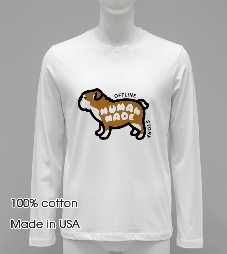 Human Made Offline Store Shirt White T Shirt