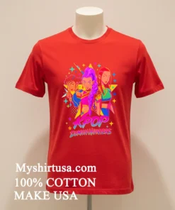 Huntrix Battle Squad Rumi Mira & Zoey From Kpop Demon Hunters Shirt