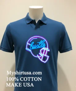 Hustle Helmet Neon Shirt