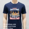 I Am My Ancestors The Original People Of This Land Indigenous Proud Native American Shirt Navy Shirt