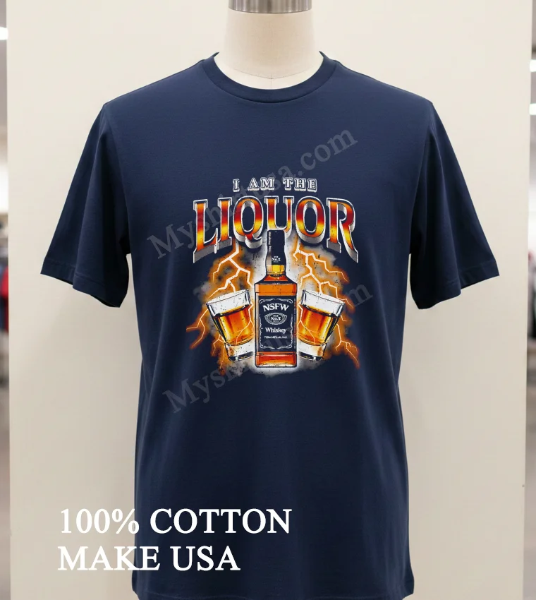 I Am The Liquor Jim Lahey Trailer Park Boys Jack Daniels Shirt Navy Shirt 1