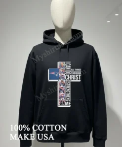 I Can Do All Things Through Christ Who Strengthens Me New England Patriots Cross funny america t-shirts