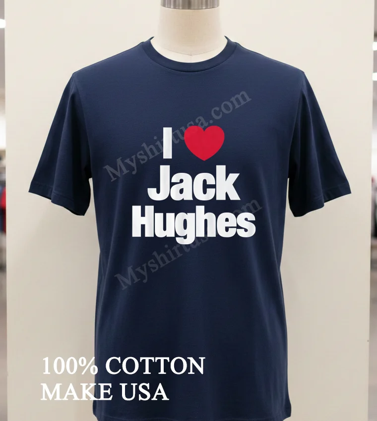 I Heart Jack Hughes Hockey Player Name funny america t-shirts - navy-shirt I Heart Jack Hughes Hockey Player Name Shirt Navy Shirt 1