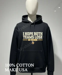 I Hope Both Teams Lose Go Vikings Football Logo Shirt funny t-shirts usa