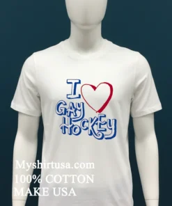 I Love Gay Hockey Shirt