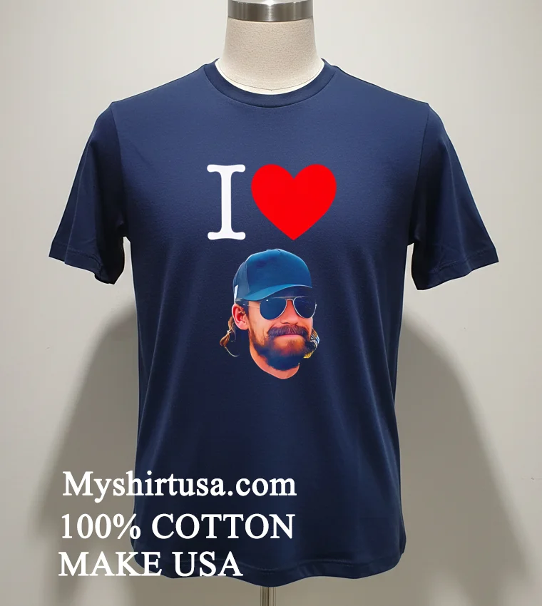 I Love Ryan Blaney Shirt Navy Shirt 1