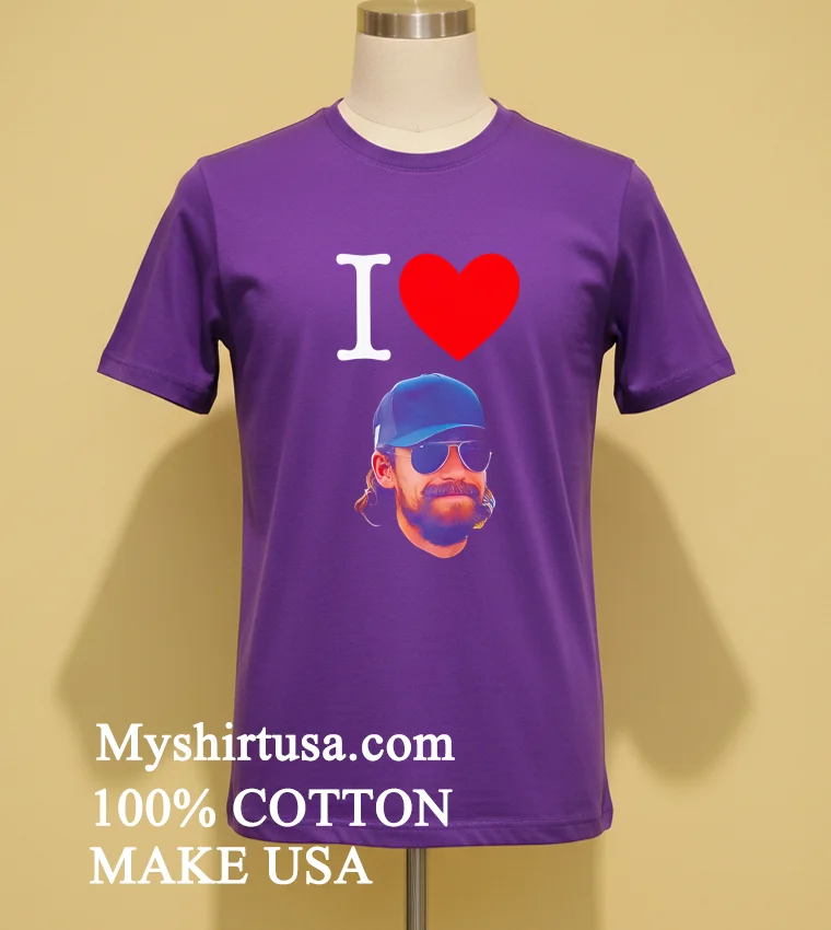 I Love Ryan Blaney Shirt Purple Shirt