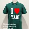 I Love Yaoi Shirt Green Shirt