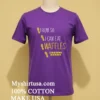 I Run So I Can Eat Waffles House Shirt Purple Shirt