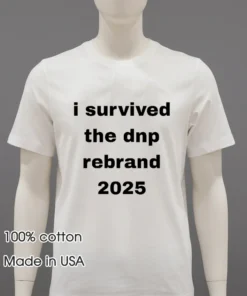 I Survived The Dnp Rebrand 2025 T Shirt
