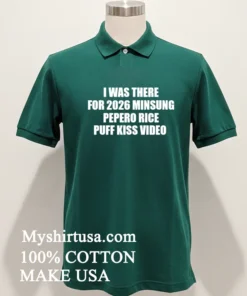I Was There For 2026 Minsung Pepero Rice Puff Kiss Video Shirt