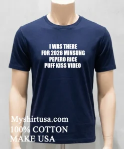 I Was There For 2026 Minsung Pepero Rice Puff Kiss Video Shirt