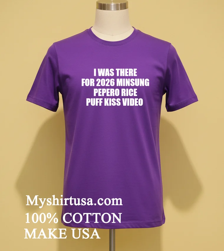 I Was There For 2026 Minsung Pepero Rice Puff Kiss Video Shirt - purple-shirt I Was There For 2026 Minsung Pepero Rice Puff Kiss Video Shirt Purple Shirt