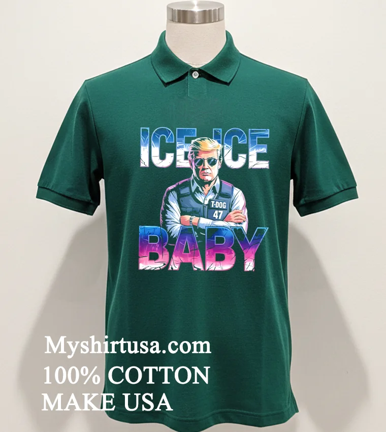 Ice Ice Babay T Dog 47 American Shirt - green-shirt Ice Ice Babay T Dog 47 American Shirt Green Shirt