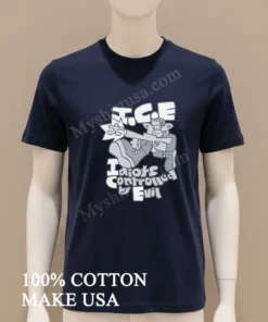 Ice Idiots Controlled By Evil Cartoon Pig Holding A Rifle Shirt