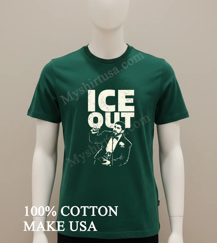 Ice Out Rapper Drake Holding Grammy Award Music funny america t-shirts - green-shirt Ice Out Rapper Drake Holding Grammy Award Music Shirt Green Shirt