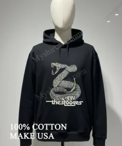 Iggy And The Stooges Rattlesnake Snake Graphic Punk Rock Music funny america t-shirts