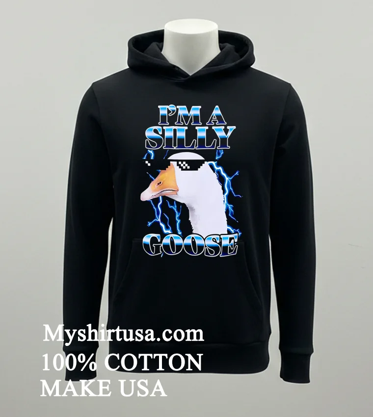 Im A Silly Goose Lightning Shirt Balck Shirt
