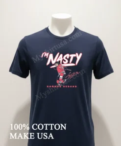 I M Nasty Connor Bedard Hockey Signature Design funny america t-shirts