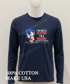 I M Not A Player I M A Gamer Cartoon funny america t-shirts