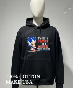 I M Not A Player I M A Gamer Cartoon funny america t-shirts