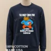 Im Only Here For The Halftime Show Frog Football Shirt Long Sleve Shirt
