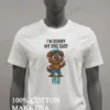 Im Sorry My Dog Said No Cartoon Graphic Shirt White T Shirt 3