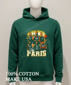 In Paris Basketball Graphic Team Players funny america t-shirts