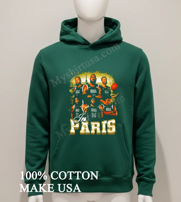 In Paris Basketball Graphic Team Players Shirt Hoodie Shirt