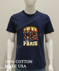 In Paris Basketball Graphic Team Players funny america t-shirts