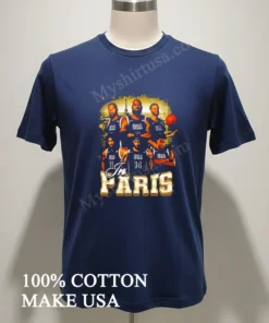 In Paris Basketball Graphic Team Players funny america t-shirts