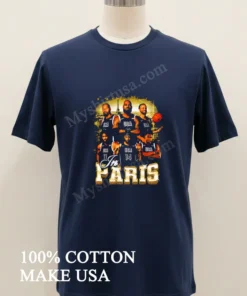 In Paris Basketball Graphic Team Players funny america t-shirts