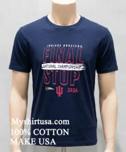 Indiana Hoosiers Football Playoff 2026 National Championship Game Final Stop Shirt