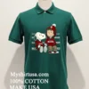 Indiana Hoosiers Snoopy Cold Shirt Green Shirt