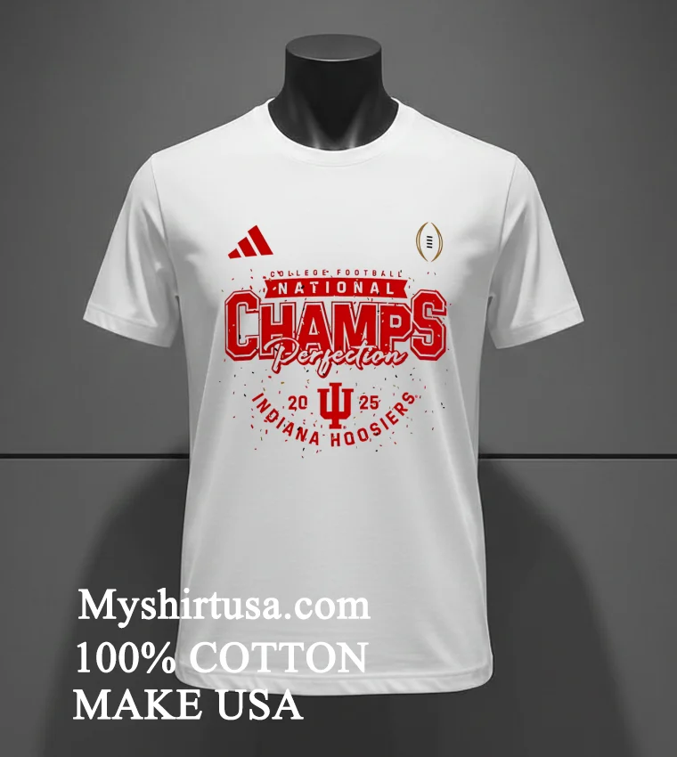 Indiana Hoosiers White Perfect Season National Champions Shirt White T Shirt 2