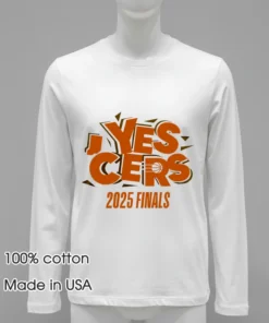 Indiana Pacers Yes Cers 2025 Finals Design Shirt