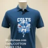 Indianapolis Colts Mens Football Skeleton Player Burning Shirt Navy Shirt 1