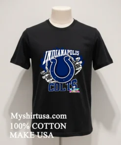 Indianapolis Colts Skeleton Hands Flaming Logo Lx Super Bowl Championship Shirt
