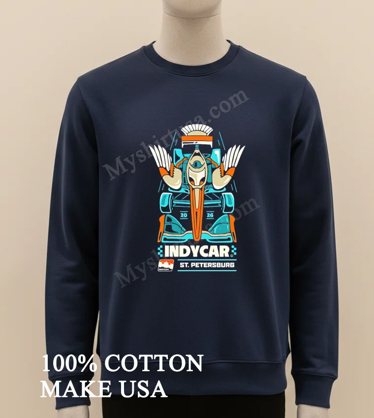 Indycar St Petersburg Racing Car 2026 Shirt Long Sleve Shirt