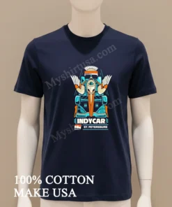 Indycar St. Petersburg Racing Car 2026 funny america t-shirts